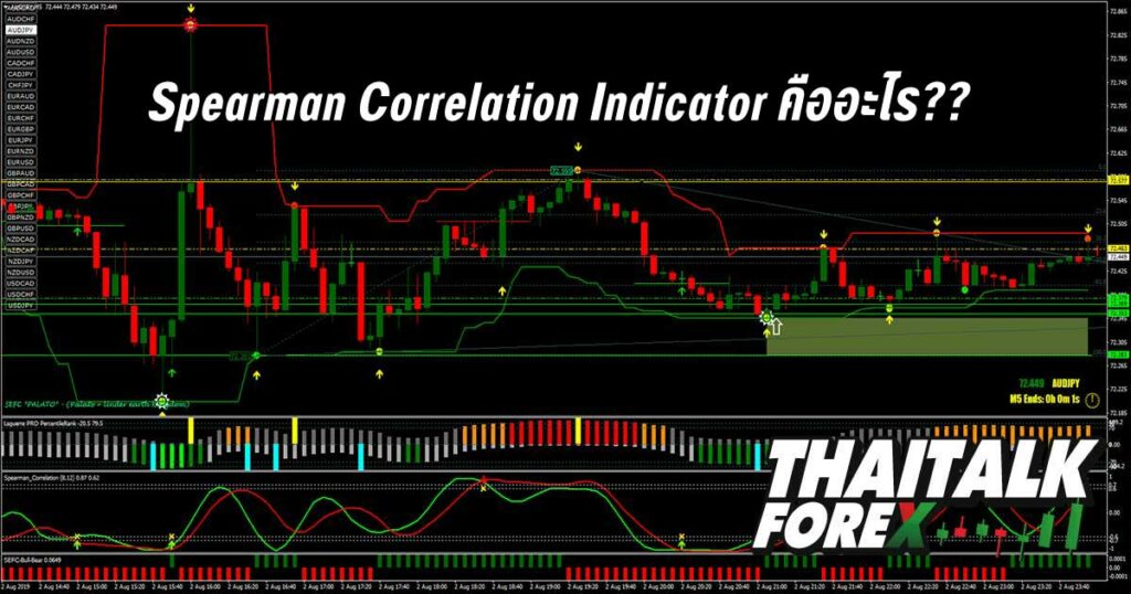 Spearman Correlation Indicator คือ
