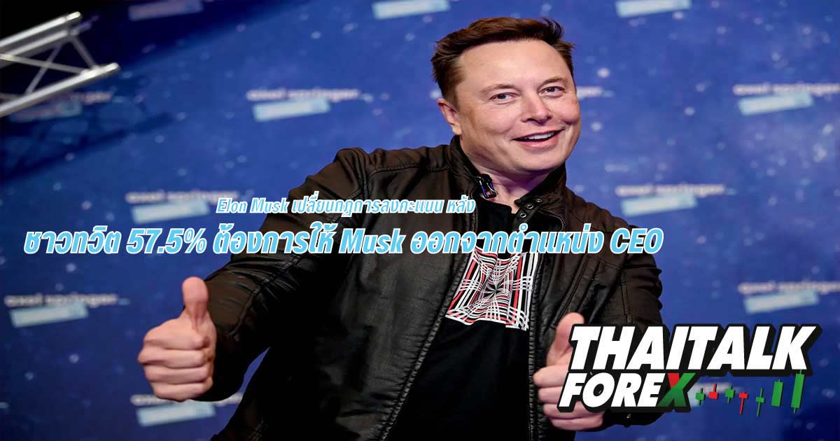 Elon Musk เปลื่ยนกฏการลงคะเเนน