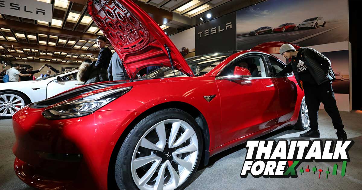 หุ้น Tesla ดิ่ง 12.24% เเม้สหรัฐฯ จะต้องการรถ EV เพิ่มขึ้น