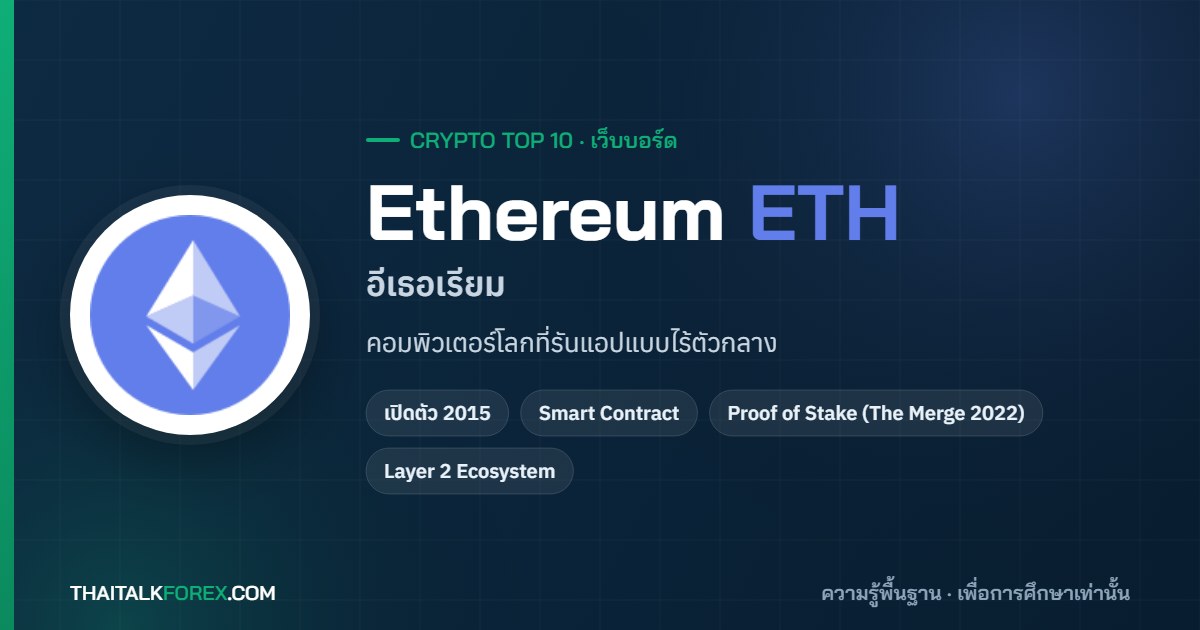 Ethereum (ETH) คืออะไร