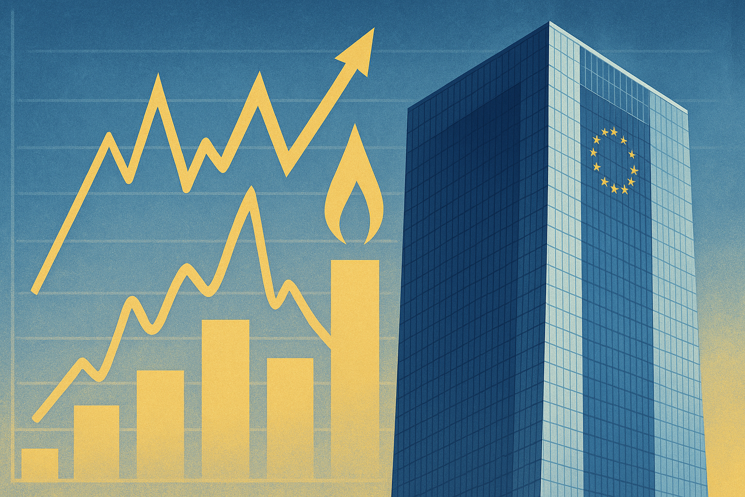 เงินเฟ้อยุโรป ECB เตือนราคาพลังงานพุ่งกระทบเศรษฐกิจ